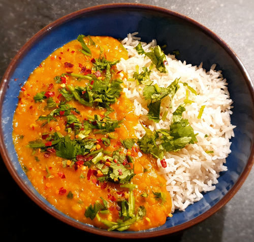 carrot and coconut dhal-vegan myths-slimming world blog