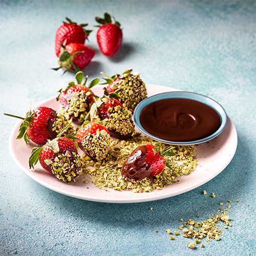 Slimming World Chocolate and pistachio strawberries