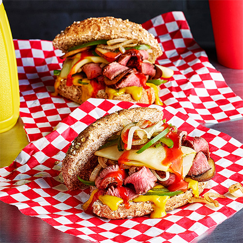 Street Food cookbook - Philly cheesesteak rolls