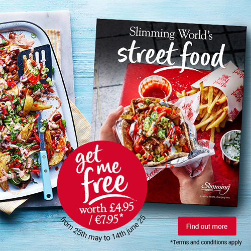 NEW! Slimming World's Street Food Cookbook - Free copy when you commit to 6 or 12 weeks of support in group OR resubscribe Online with 3, 6 or 12-month membership packages between 25th May and 14th June 2025