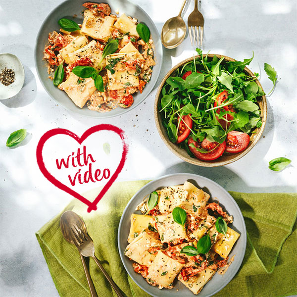 Baked feta pasta with video