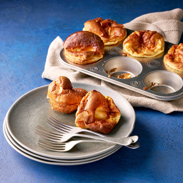 Slimming World Yorkshire puddings in a roasting tin