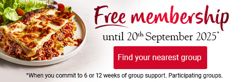 Autumn campaign offer - Free membership until 20th September 2025 when you commit to 6 or 12 weeks of group support. Participating groups.