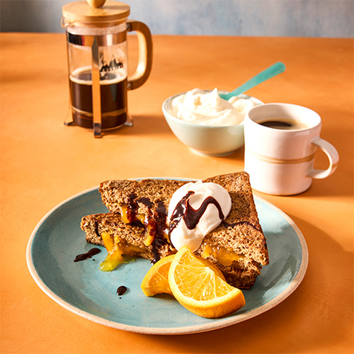Choc-orange french toast