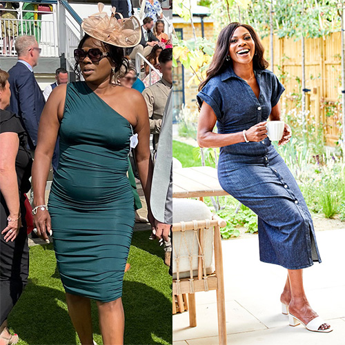 Slimming World member Sandie Simms - before and after