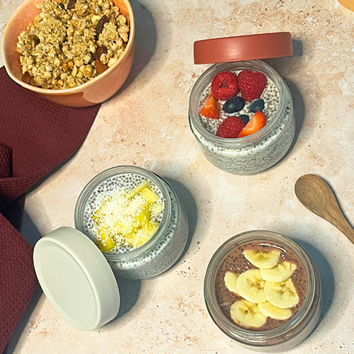 Chia seeds pudding