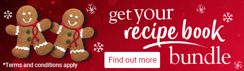 Get your recipe book bundle. Terms and conditions apply. 12th October to 1st November 2025.