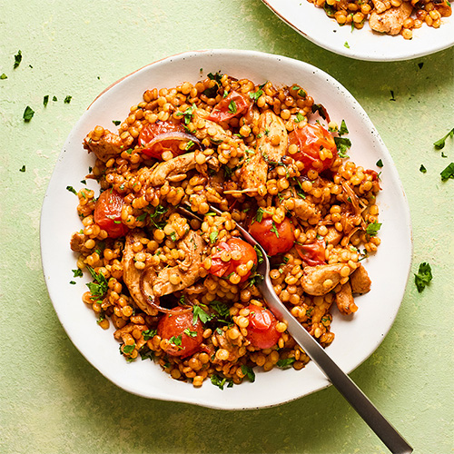 harissa chicken with giant couscous from Slimming World's 15 minute heroes cookbook