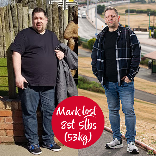 Slimming World member Mark Fettes lost 8st 5lbs (53kg)
